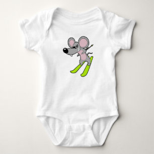 Body Souris en skieur avec ski