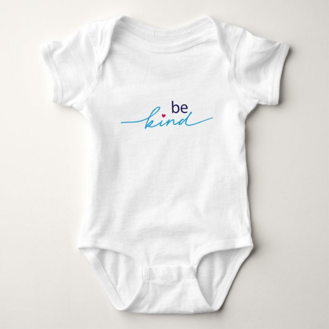 Body Soyez gentil Script avec coeur (Devant)