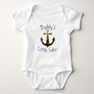 Body Sparkly Ancre Le petit marin de papa Personnaliser