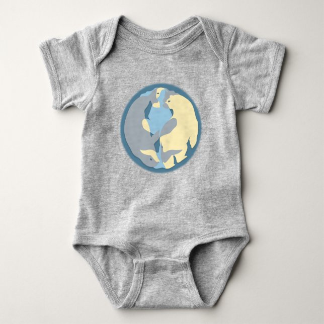 Body Spirit of the North Baby Bodysuit Bio (Devant)