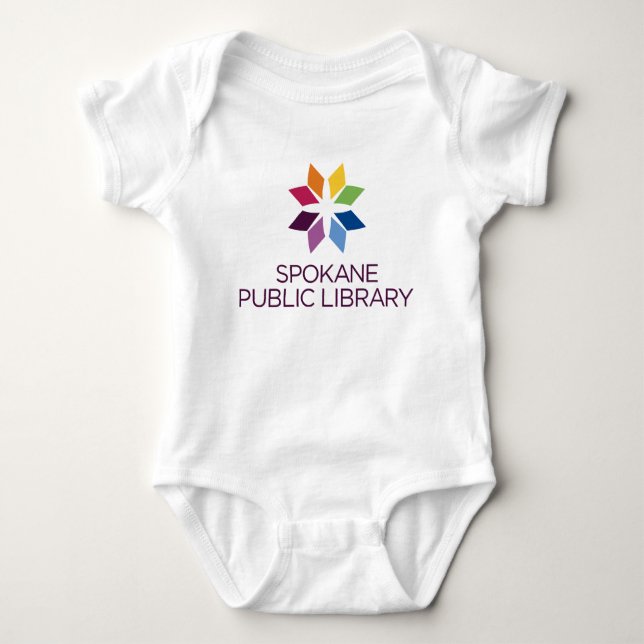 Body Spokane Bibliothèque publique Bodysuit bébé (Devant)