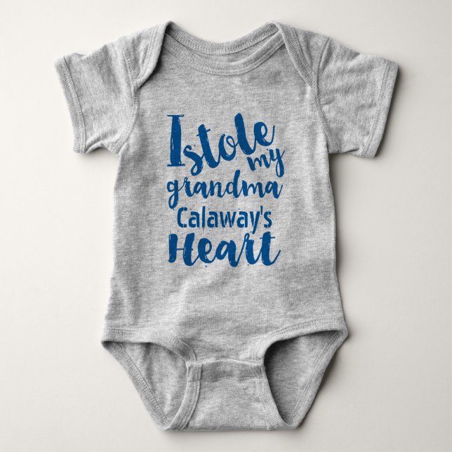 Body Sports bleus personnalisés ont volé mon coeur de g (Devant)