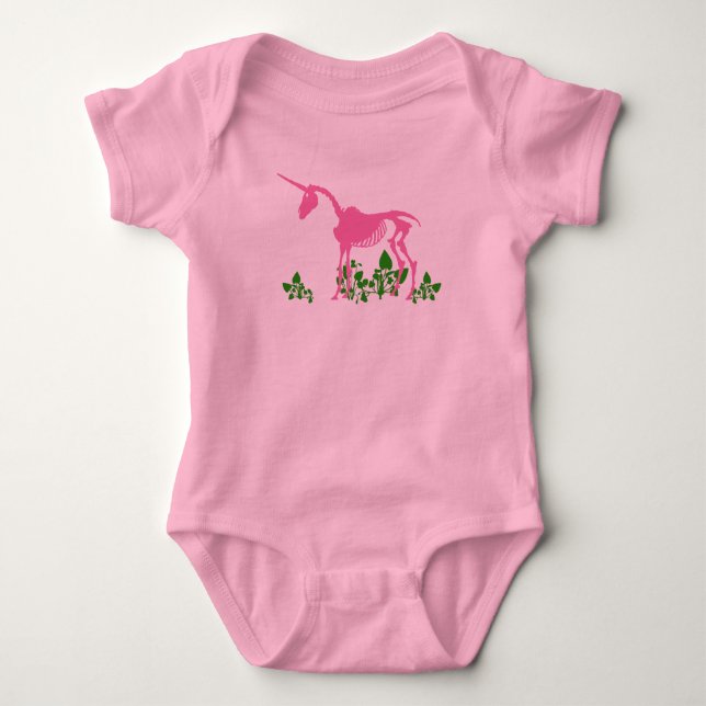 Body Squelette de licorne rose (Devant)