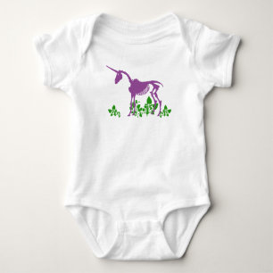 Body Squelette de licorne violette