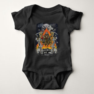 Body Squelette Effrayant Dans La Nuit Halloween