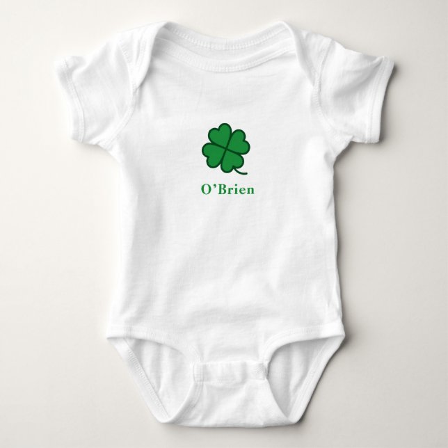 Body St. Patrick's Day | Custom Name Clover Design (Devant)