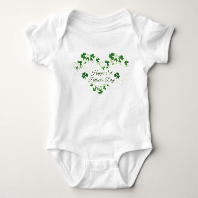 Body St. Patrick's Day Green Vine Shamrock Irish Party (Devant)