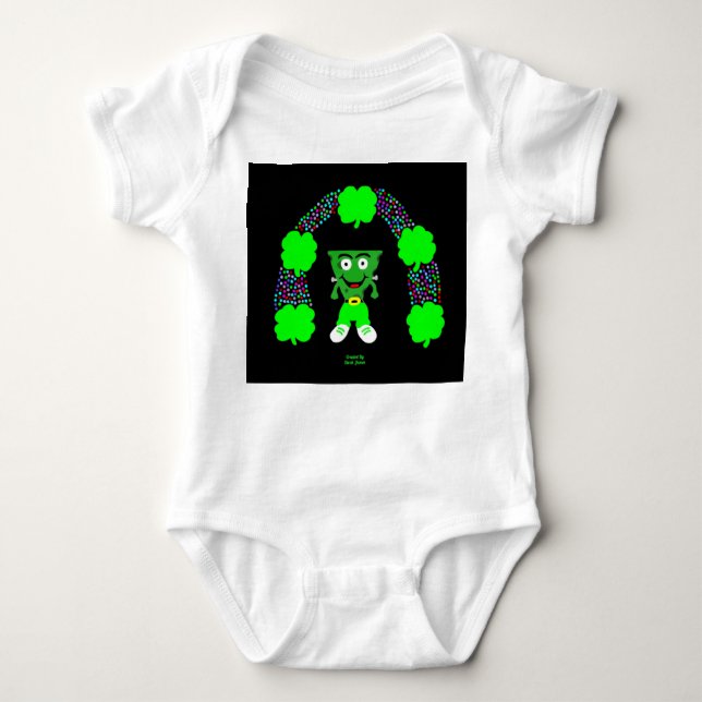 Body St. Patrick's FrankenCheese Baby Jersey Bodysuit (Devant)