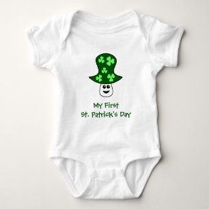 Body St. Patrick's Mushroom Baby Bodysuit