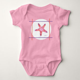Body Starfish rose Un morceau de maillot de bébé