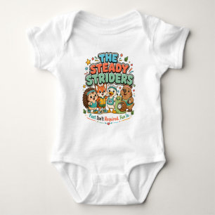 Body Steady Striders Club de Course Mignon Amis Animaux