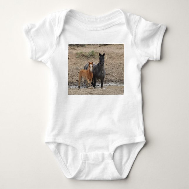 Body Steens Cheval Sauvage Bébé  (Devant)