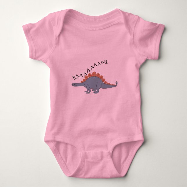 Body Stegosaurus - Bodysuit Baby Jersey (Devant)