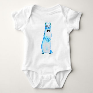 Body Stoat blanc Ermine Cute Ferret Lover Art