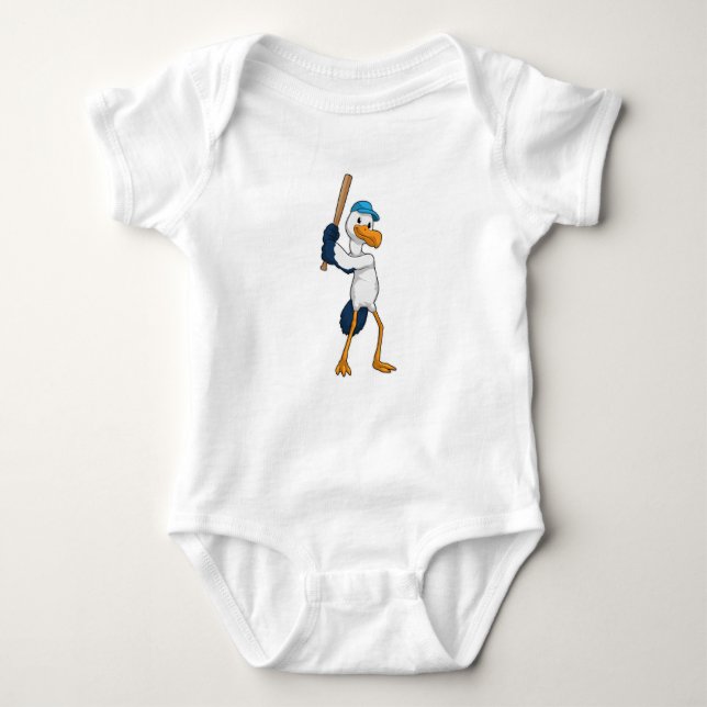 Body Stork au baseball avec batte de baseball (Devant)