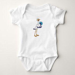 Body Stork en musicien avec Tambourine