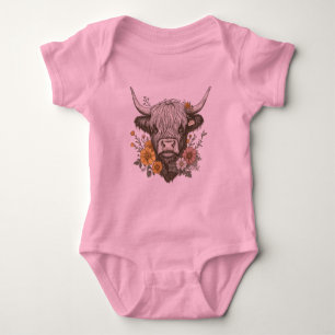 Body Style agricole Highland Cow Graphic