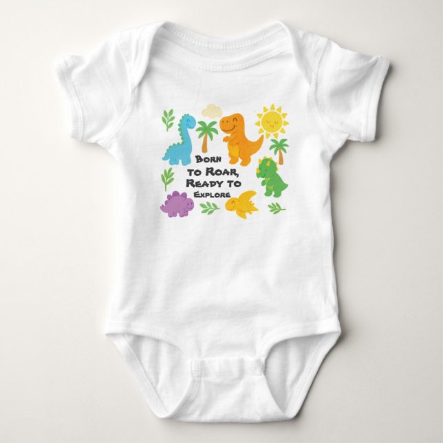 Body Style de crayon éditable – Dinosaure Roarsome (Devant)