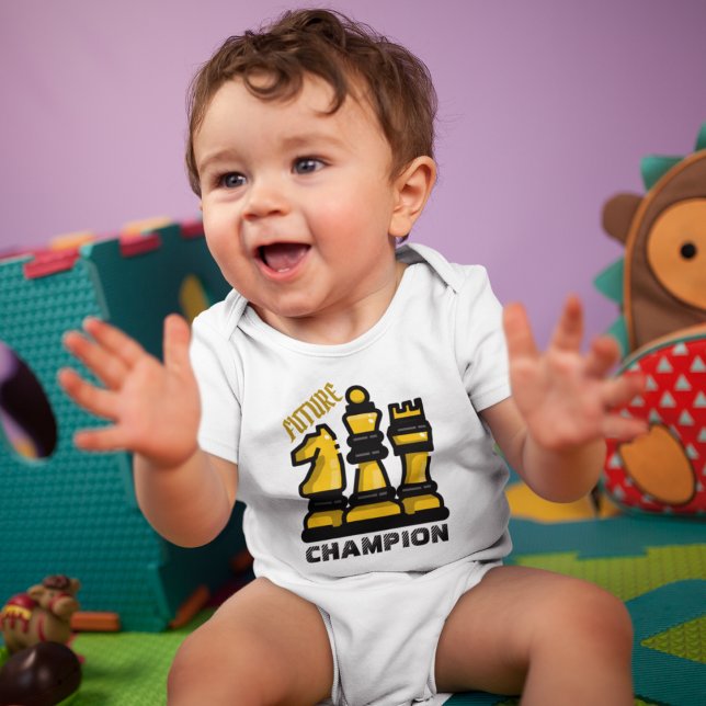 Body Style de tableau d'échecs (future chess champ game champion baby clothes.)