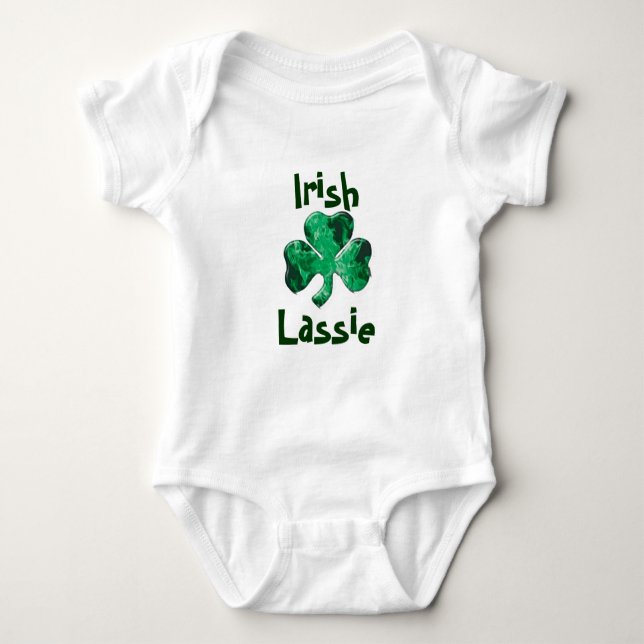 Body Style infantile de T-shirt de gamine irlandaise (Devant)