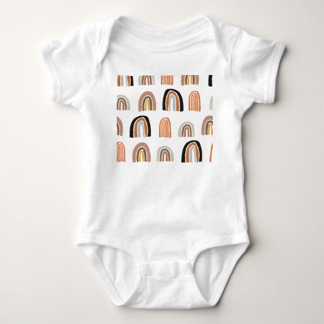 Body Style simple Pastel Rainbow pour enfants (Devant)