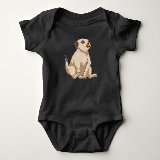Body Sucette pour bébé suricate (Devant)