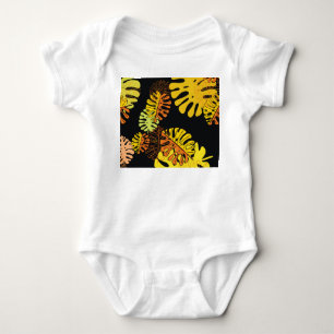 Body Summer Tropical Feuille Design Vintage