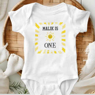 Body Sunshine Bodysuit Kids 1st Birthday Party