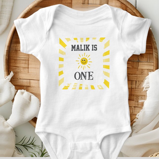 Body Sunshine Bodysuit Kids 1st Birthday Party (Sunshine Collection)
