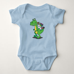 Body Super Dinosaure Licorne Mignon