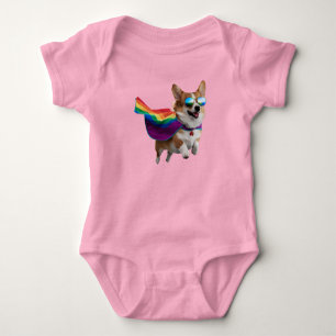 Body Super-héros Corgi Mignon