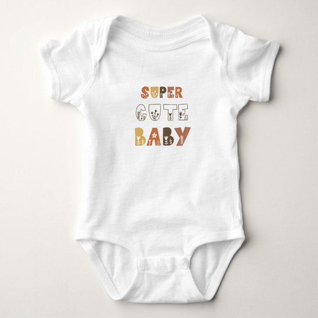 Body Super mignon Bodysuit bébé, Cadeaux bébé (Devant)