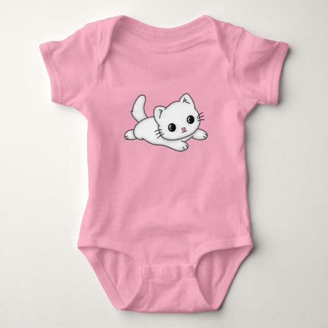 Body Super mignon Kitten Jumping Cartoon (Devant)