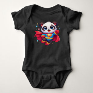 Body Super Panda Hero — Panda volant Kawaii Bébé mignon