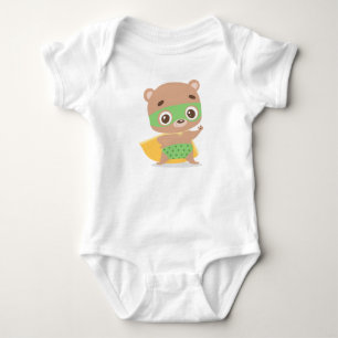 Body Superhero Bear Baby Sleeper Bodysuit