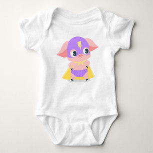 Body Superhero Cochon Bébé Sleeper Bodysuit