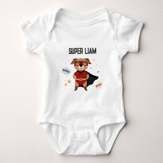 Body Superhero Dog Baby Toddler T-shirt (Devant)
