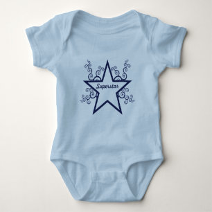 Body Superstar Fils bébé Tee, Bleu foncé