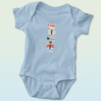 Sushi Nom personnalisé Baby Bodysuit