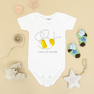 Body Sweet as Can Bee Buzzing Bumble Bee Baby Bodysuit