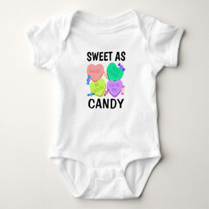 Body Sweet As Candy Saint Valentin Bodysuit pour bébé