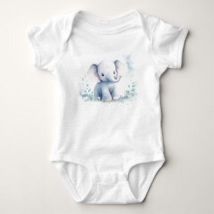 Body Sweet Baby Elephant Calf avec Arrière - plan