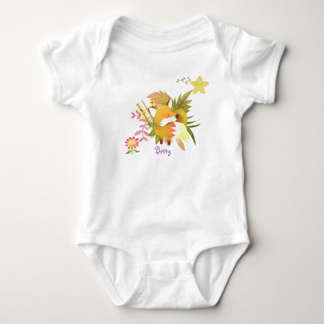 Body Sweet Dreams Fox Baby Bodysuit (Devant)