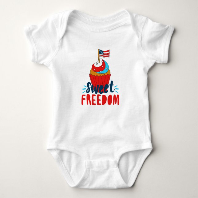 Body Sweet Freedom Cupcake 4 juillet Art 4 juillet (Devant)