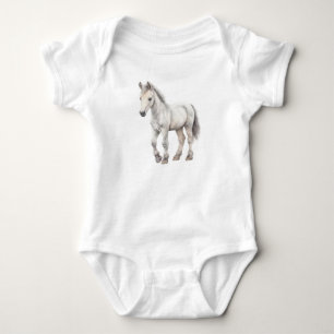 Body Sweet Grey Baby Horse Foie Colt Filly