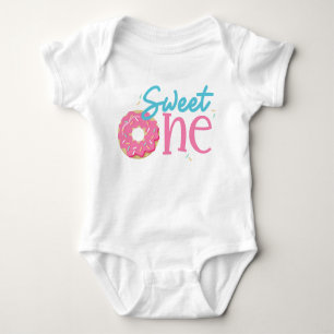 Body Sweet One Donut Baby Girl Premier anniversaire
