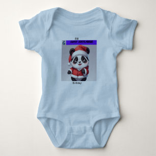 Body Sweet Panda Noël Vêtements de bébé Écrit
