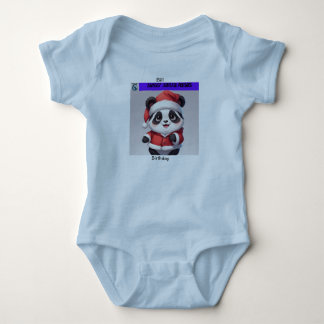 Body Sweet Panda Noël Vêtements de bébé Écrit