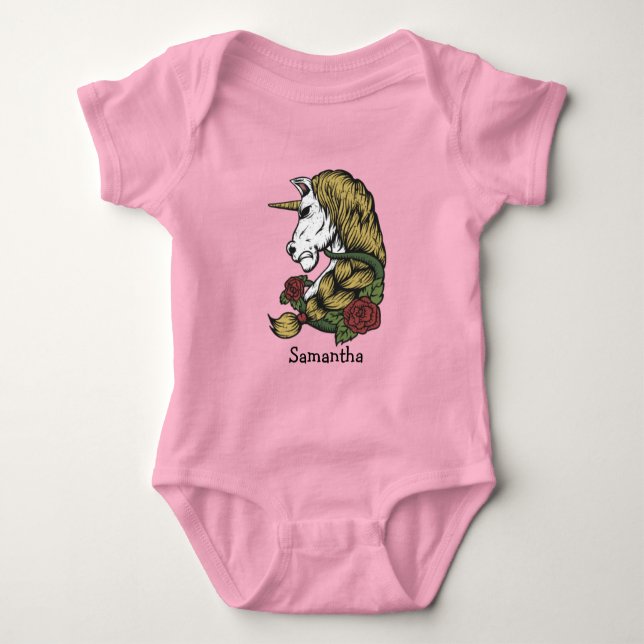 Body Sweet Unicorn Party Baby Bodysuit (Devant)