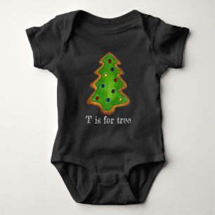 Body T est pour l'arbre de Noël Green Cookie Holiday